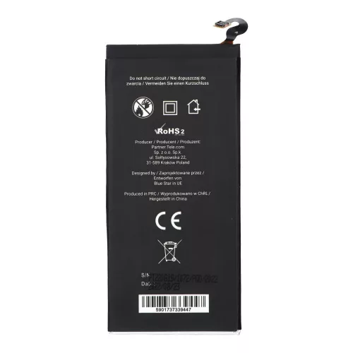 Battery for Samsung S6 2550 mAh Blue Star Premium