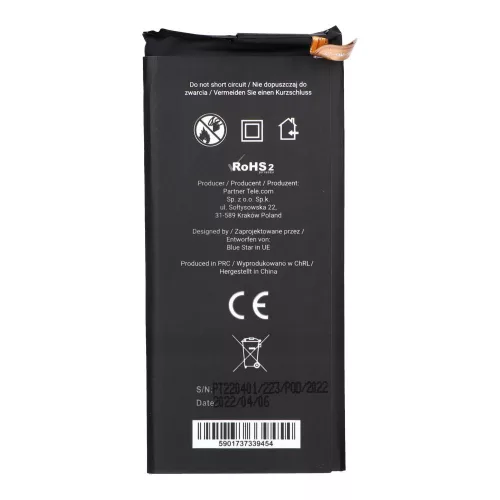 Battery for Samsung S6 Edge 2600 mAh Blue Star Premium