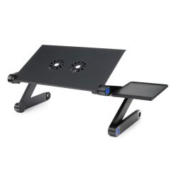   Desk for laptop uniwersal adjustable with cooling YL-803 black