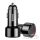 BASEUS car charger USB A + Type C with digital display PD3.0 QC4.0 3A 45W CCMLC20C-01 black