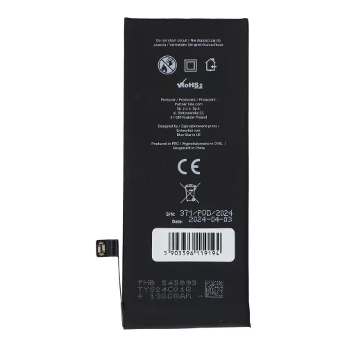 Battery for iPhone SE 2020 1821 mAh Blue Star HQ
