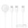 Cable 3in1 Type C to Lightning / Typ C / Apple Watch 3W 2A C3169 1,2 m white