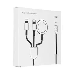   3 az 1-ben C típusú kábel Lightninghez / C típushoz / Apple Watch 3W 2A C31