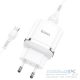 HOCO travel charger USB A + cable USB A to Micro USB QC3.0 3A 18W N3 white