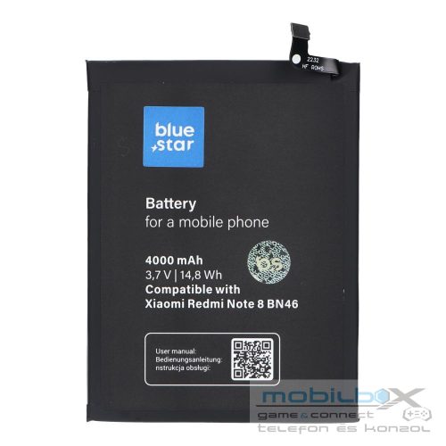 BLUE STAR battery for XIAOMI REDMI NOTE 8 / NOTE 8T / REDMI 7 (BN46) 4000 mAh