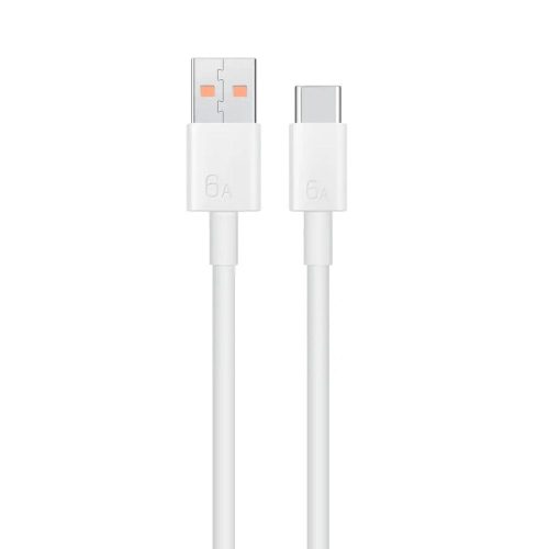 HUAWEI gyári adatkábel  USB A to Type C 6A 66W LX04072043 1 m fehér