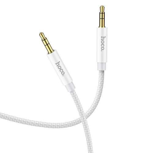 HOCO cable AUX Jack 3,5 mm to Jack 3,5 mm UPA19 1 m silver