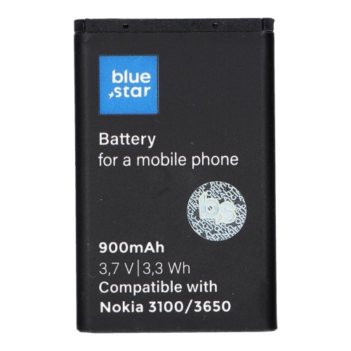 BLUE STAR battery for NOKIA 3100 / 3650 / 6230 / 3110 Classic 900 mAh