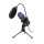 ART condenser stand microphone with mechanical filter and diaphragm with light tripod AC-02 black