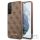 GUESS case for SAMSUNG S22 GUHCS22SG4GFBR (4G Metal Gold Logo) brown