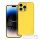 LEATHER case for IPHONE 14 Pro Max yellow