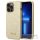 GUESS case for IPHONE 14 Pro Max GUHCP14XHGGSHD (Glitter Flakes Script Metal Logo) gold
