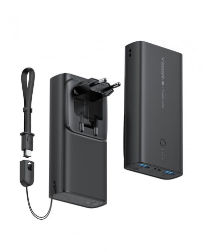 VEGER powerbank 10000 mAh PD QC3.0 20W ACE100 (W1146) black