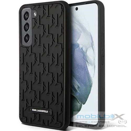 KARL LAGERFELD case for SAMSUNG S23 KLHCS23SRUPKLPK (Rubber Mono Logo Plate) black