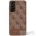 GUESS case for SAMSUNG S23 Ultra GUHCS23LG4GLBR (4G Bottom Stripe) brown