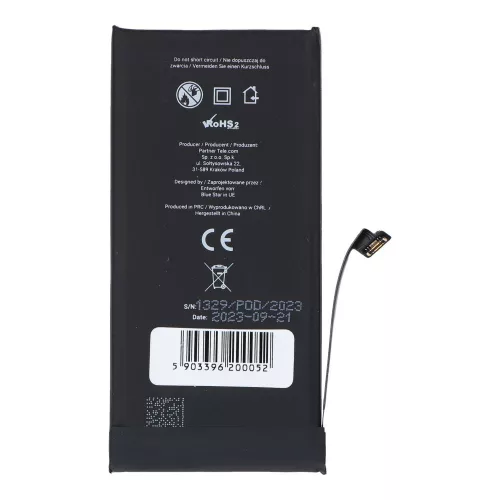 Battery for iPhone 13 MINI 2406 mAh Blue Star HQ