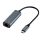 Adapter Type C (male) to RJ45 ETHERNET 10/100/1000Mbps ART USBC-LAN OEM-C6 0,15 m gray