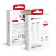 FORCELL F-ENERGY C338 cable Type C to Type C PD QC4.0 3A 60W 0,5 m white