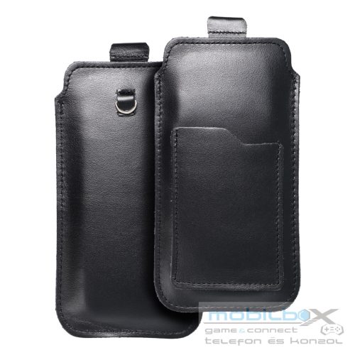 ROYAL - Leather universal blet pocket / black - Size XL - IPHONE 11 / 12 / 13 / SAMSUNG S7 EDGE