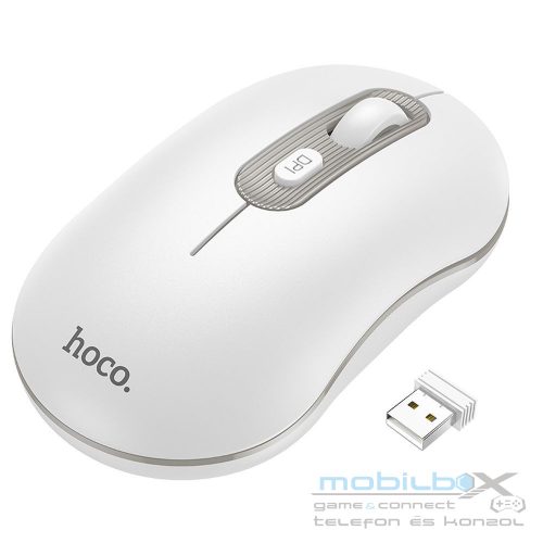 HOCO wireless computer mouse 2,4G 1600 dpi GM21 white