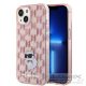 KARL LAGERFELD case for IPHONE 15 KLHCP15SHNCMKLP (Monogram) pink