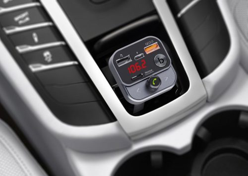 ART transmiter FM bluetooth 5.0 + USB A QC3.0 + Typ C (total 30W) FM-84B black