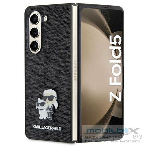 KARL LAGERFELD case for SAMSUNG Z Fold 5 KLHCZFD5SAKCNPK (Saffiano K&C PIN) black
