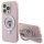 KARL LAGERFELD case for IPHONE 15 Pro comaptible with MagSafe KLHMP15LHMRSKCP (Ringstand KC) pink