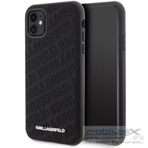 KARL LAGERFELD case for IPHONE 11 KLHCN61PQKPMK (Quilted K Pattern) black