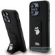 KARL LAGERFELD case for IPHONE 13 Pro Max KLHCP13XGSACHPK (Gripstand Saffiano choupette PIN) black
