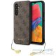 GUESS case for SAMSUNG S23 FE GUHCS23FEGF4GBR (4G Charm) brown