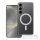 FROST MAG COVER case compatible with MagSafe for SAMSUNG S24 Plus transparent