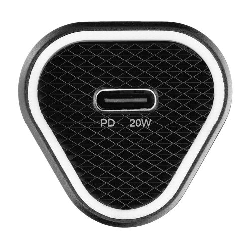 Car charger Blue Star USB C QC3.0 PD AFC 3A 20W CC391-1C black