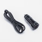 Car charger Blue Star USB C + USB A QC3.0 PD AFC PPS 3A 25W + cable USB C do Lightning black