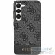 GUESS case for SAMSUNG S24 Plus GUHCS24MG4GLGR (4G Bottom Stripe) black