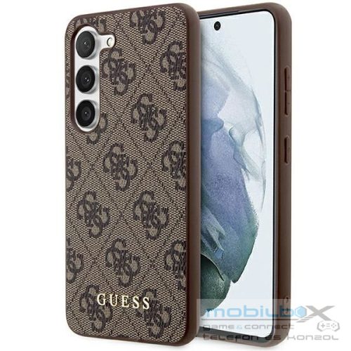 GUESS case for SAMSUNG S24 Plus GUHCS24MG4GFBR (Classic logo) brown
