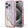 GUESS case for IPHONE 15 Pro GUHCP15LLFCSEGP (Liquid Glitter Gold Stripes) pink