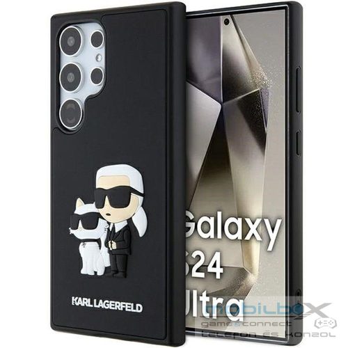 KARL LAGERFELD case for SAMSUNG S24 Ultra KLHCS24L3DRKCNK (3D RUBBER KC NFT) black