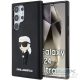 KARL LAGERFELD case for SAMSUNG S24 Ultra KLHCS24L3DRKINK (3D RUBBER IKONIK NFT) black