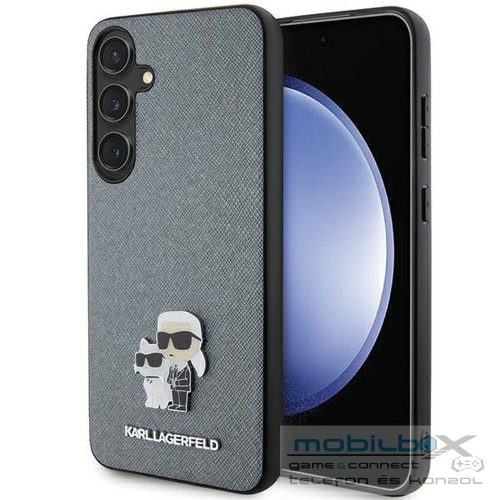 KARL LAGERFELD case for SAMSUNG S24 Plus KLHCS24MPSAKCMPG (SAFFIANO KC PIN) grey