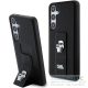 KARL LAGERFELD case for SAMSUNG S24 Plus KLHCS24MGSAKCPK (GRIPSTAND SAFFIANO KC PINS) black
