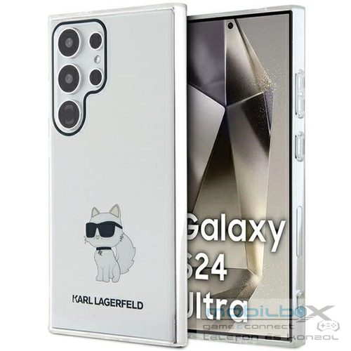 KARL LAGERFELD case for SAMSUNG S24 Ultra KLHCS24LHNCHTCT (IML NFT CHOUPETTE) transparent