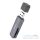 HOCO card reader 2w1 USB A 2.0 HB45 metal gray