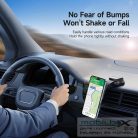 DUZZONA V3 - Dashboard Car Holder with Magnetic Wireless Charger 15W (Compatible with MagSafe)