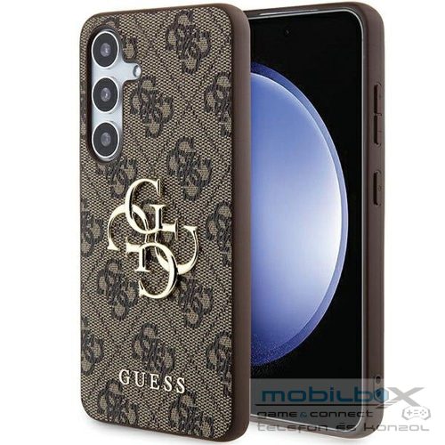 GUESS case for SAMSUNG A55 GUHCSA554GMGBR (PU Big 4G Metal Logo) brown