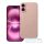 SILICONE MAG COVER case compatible with MagSafe for IPHONE 16 Plus pink