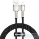 BASEUS cable USB A to Lightning 2,4A Cafule Metal 1 m black