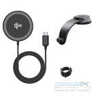 DUZZONA V4 - Dashboard Car Holder with Magnetic Wireless Charger 15W (Compatible with MagSafe and Qi2 charging)