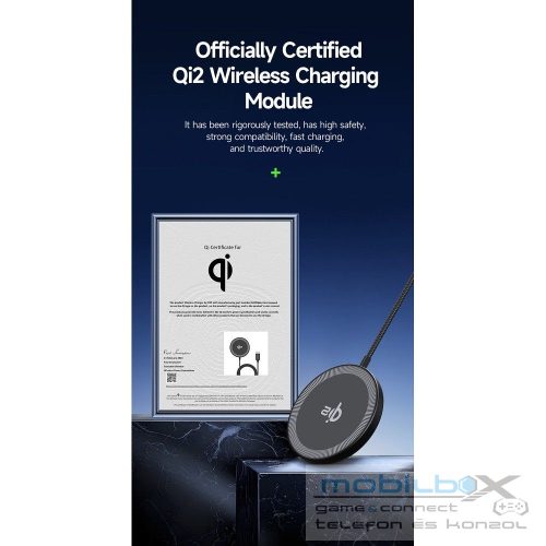 DUZZONA V4 - Dashboard Car Holder with Magnetic Wireless Charger 15W (Compatible with MagSafe and Qi2 charging)