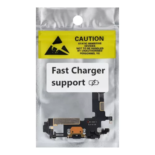 Charging flex USB for IPHONE 12 black (used)